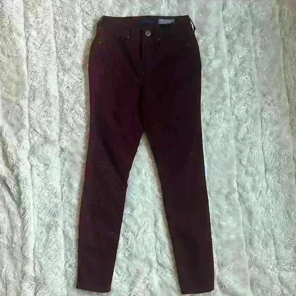 Aeropostal maroon‎ high waisted Jegging size 000 regular - Picture 1 of 4